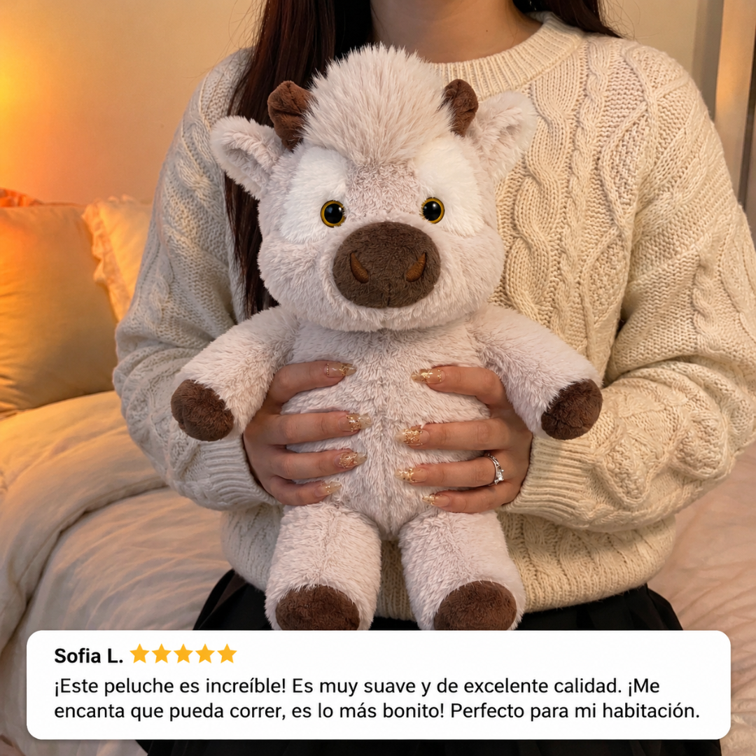 El peluche que corre a tus brazos