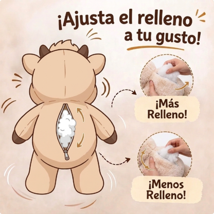 El peluche que corre a tus brazos